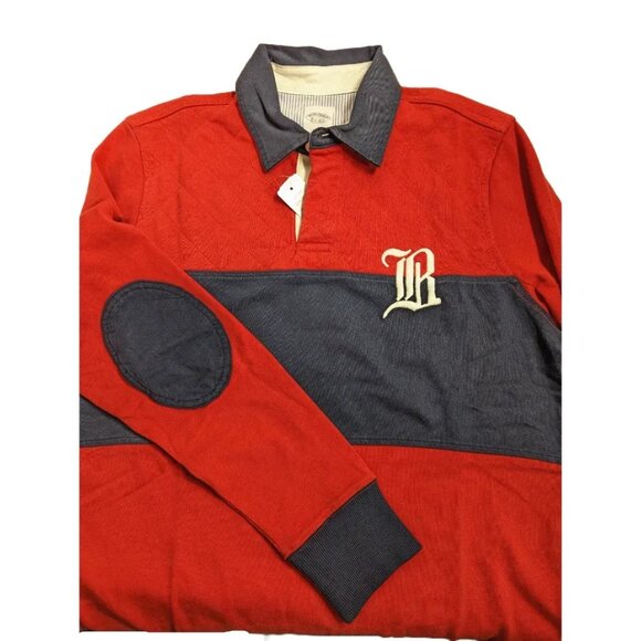 Brooks Brothers Cotton Quilted Logo Rugby Shirt NWT $148 - Picture 5 of 5